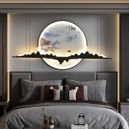 Modern Chinese-Style LED Wall Sconce – Creative Indoor Picture Lamp