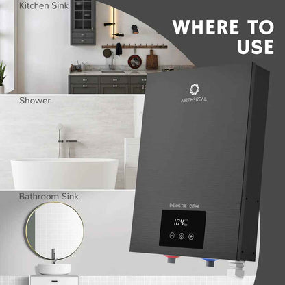 Instant 14kW Electric Tankless Water Heater, 240V – Space-Saving & Energy-Efficient