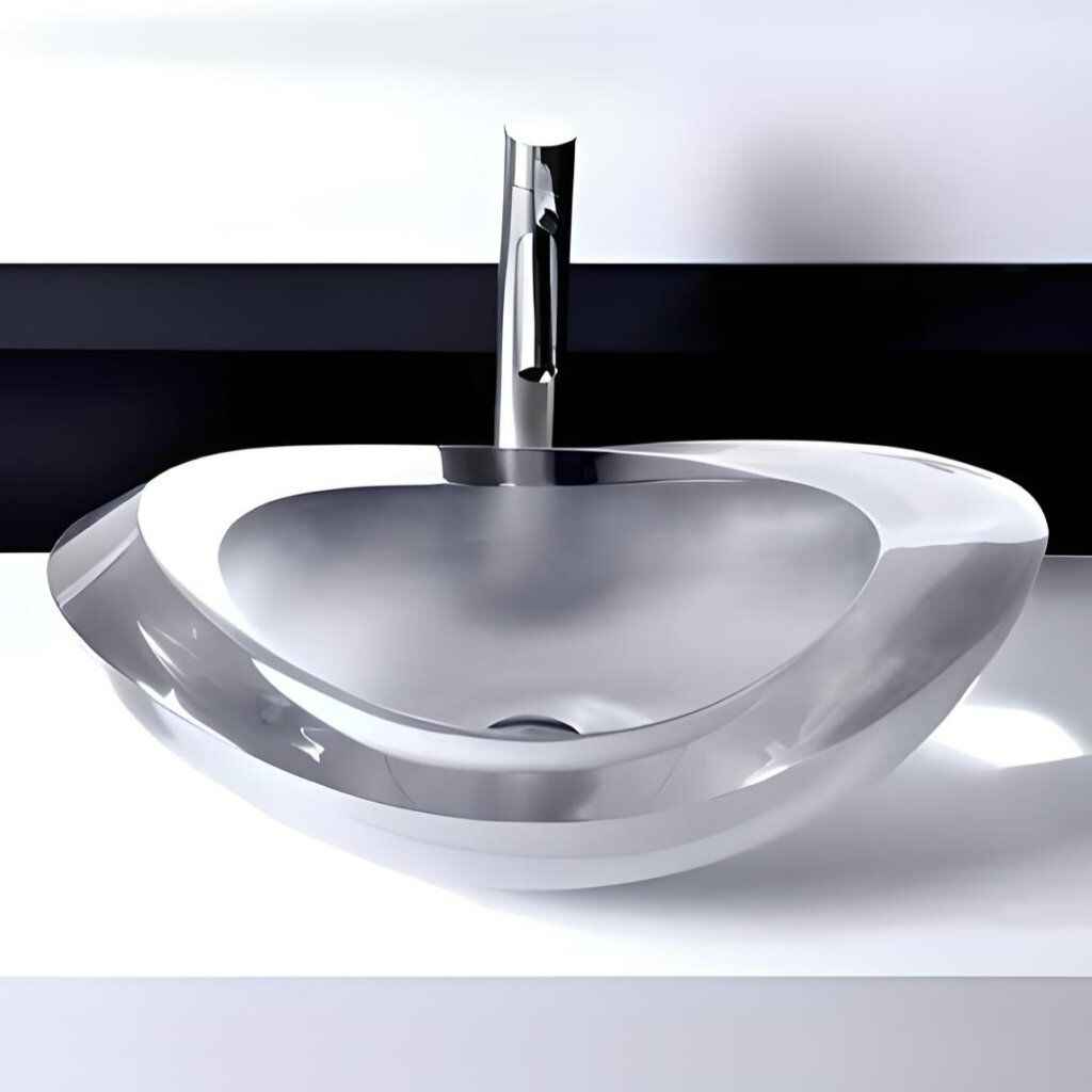 Elegant Oval Resin Wash Basin – Vibrant Countertop Sink for Modern Bathrooms