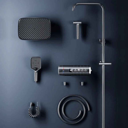 Luxury LED Thermostatic Rain Shower System