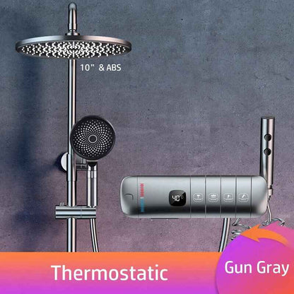 Luxury LED Thermostatic Rain Shower System