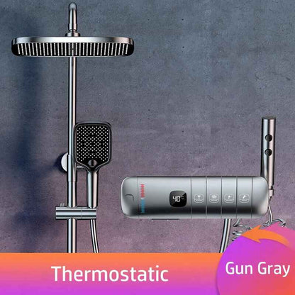 Luxury LED Thermostatic Rain Shower System