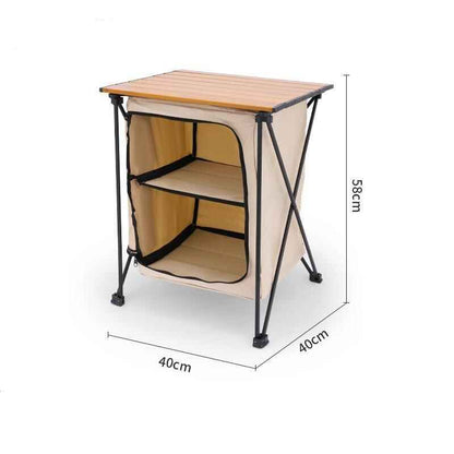 Compact 2-in-1 Outdoor Folding Table & Storage Box