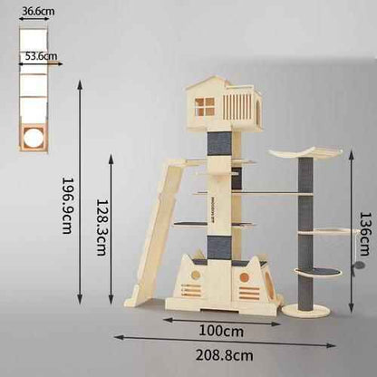 Cat Tree Tower House for Large Cats