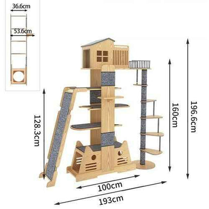 Cat Tree Tower House for Large Cats