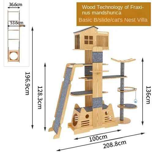 Cat Tree Tower House for Large Cats