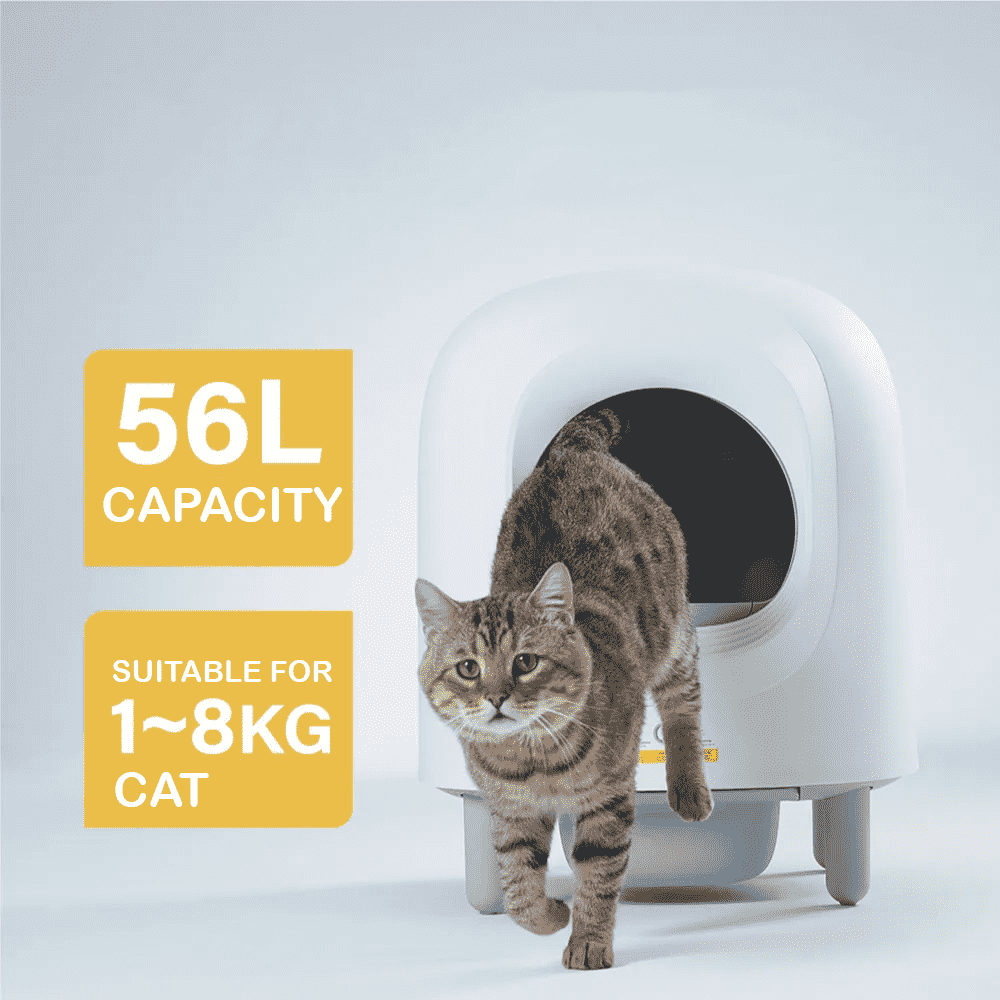 Smart Automatic Self-Cleaning Cat Litter Box with App Control & Eco-Friendly Design