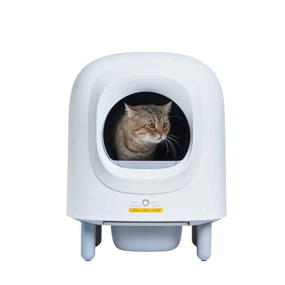 Smart Automatic Self-Cleaning Cat Litter Box with App Control & Eco-Friendly Design