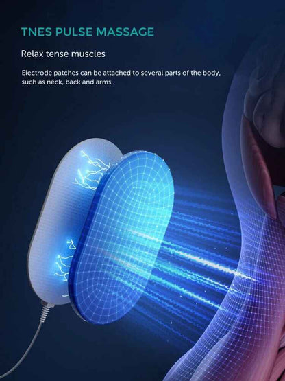 Electric Lumbar Traction Massager with Heat, Vibration & TENS Therapy