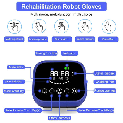 Smart Rehabilitation Massage Glove for Stroke & Hemiplegia Hand Recovery Gloves