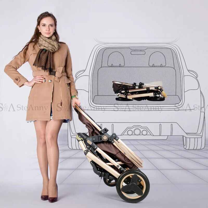 5-IN-1 Luxury Travel Baby Stroller with Car Seat Portable, Foldable and Durable.