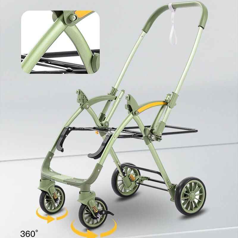 Bi-directional High Landscape Baby Stroller – Lightweight and Foldable