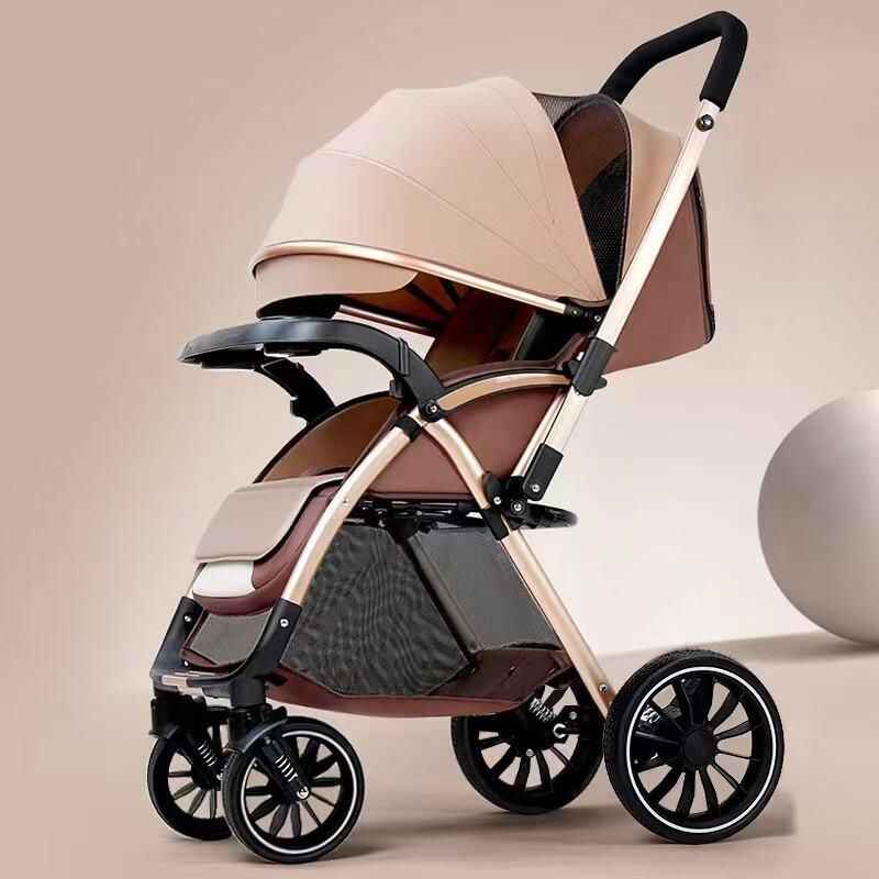 Bi-directional High Landscape Baby Stroller – Lightweight and Foldable