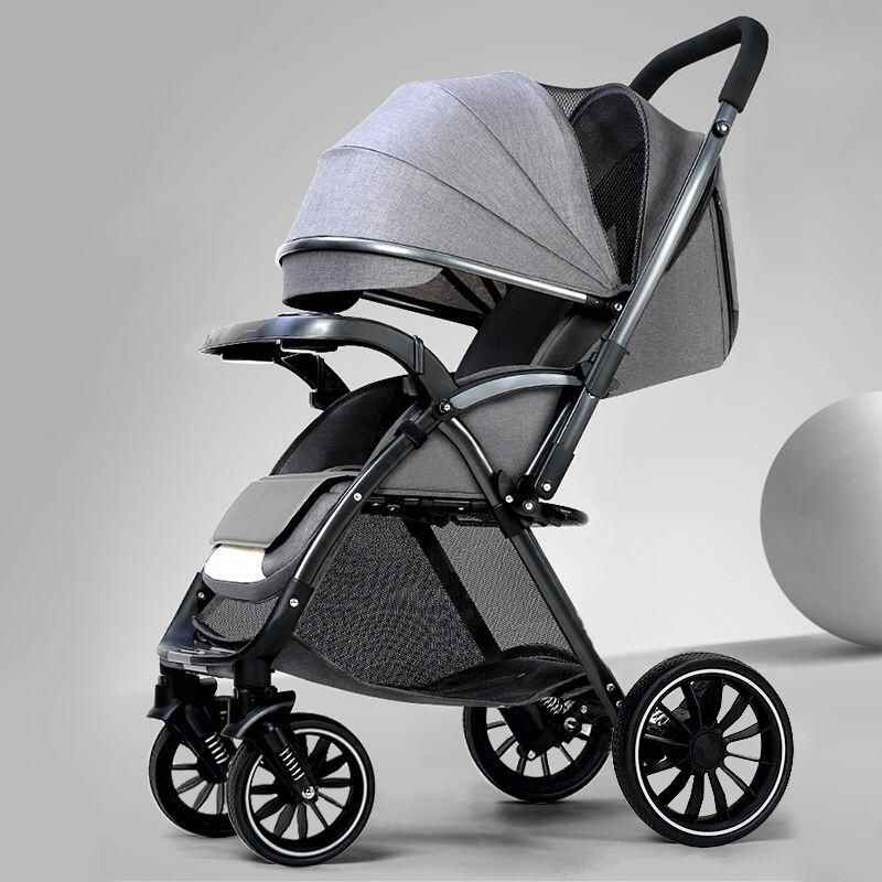 Bi-directional High Landscape Baby Stroller – Lightweight and Foldable