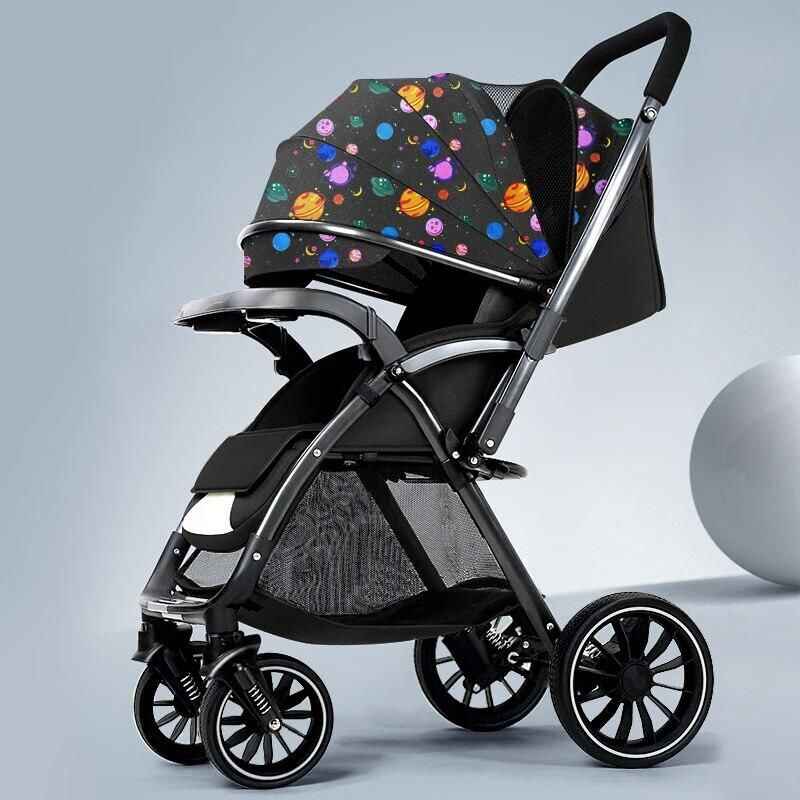 Bi-directional High Landscape Baby Stroller – Lightweight and Foldable