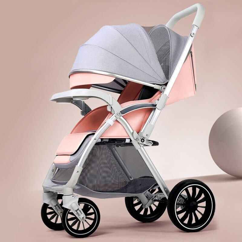 Bi-directional High Landscape Baby Stroller – Lightweight and Foldable