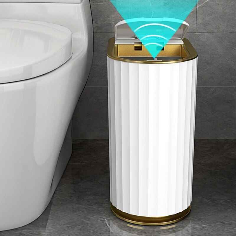 Smart Touchless Sensor Trash Can – Eco-Friendly Electric Garbage Bin