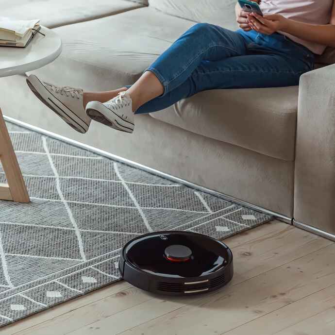 Smart Home Robot Vacuum Cleaner with Mop & Automatic Dust Collection