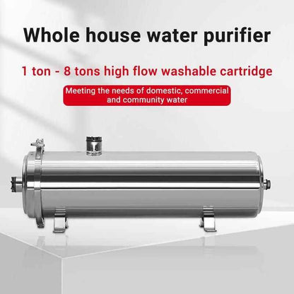 8000L Ultrafiltration Stainless Steel Water Purifier – Direct Drinking, Washable Pipe Design