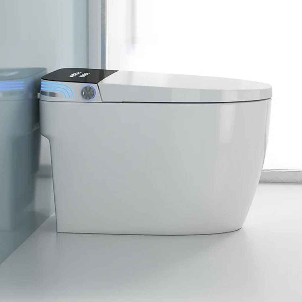 Smart Siphon Flush Toilet with Remote & Concealed Tank