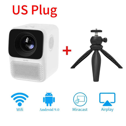 Compact Full HD 1080P Mini Projector with Bluetooth & 4K Support