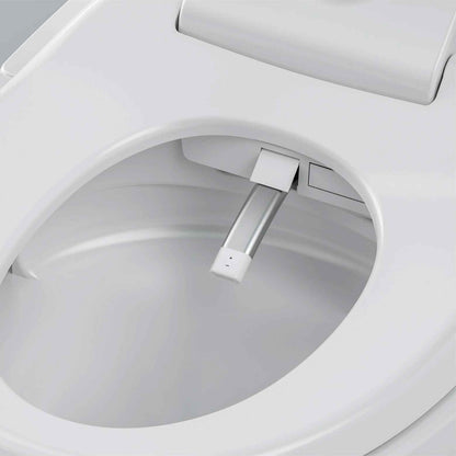 Deluxe Egg-Shaped Smart Toilet with Foot Flush and Warm Air Drying