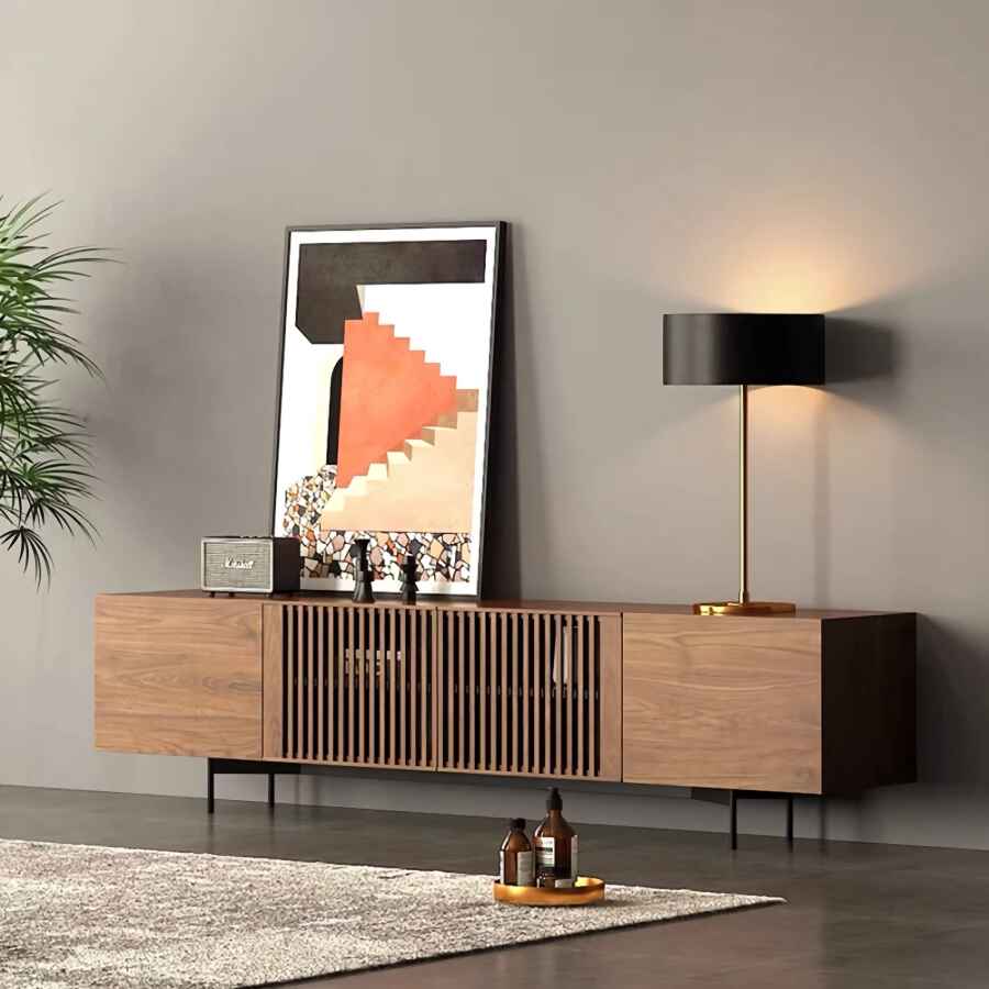 Modern Chic 2M Lowboard TV Stand