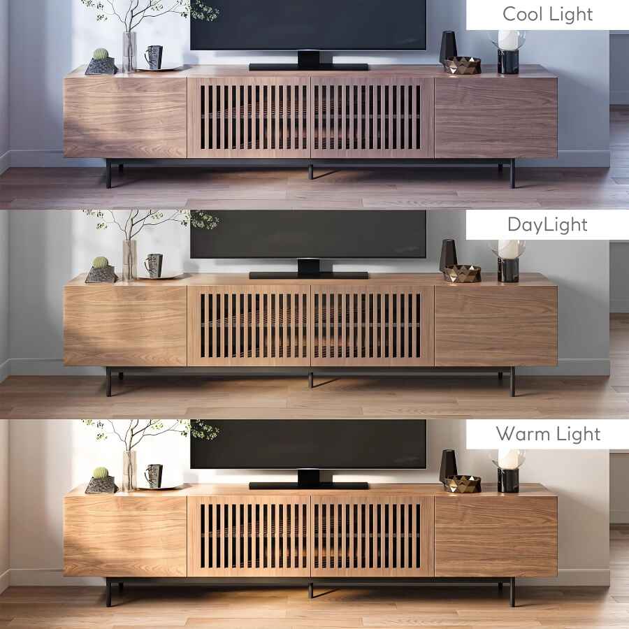 Modern Chic 2M Lowboard TV Stand