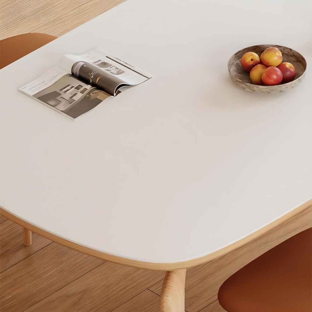 Luxurious Modern Oval Wood Dining Table for Elegant Spaces