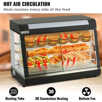 Commercial Food Warmer Display