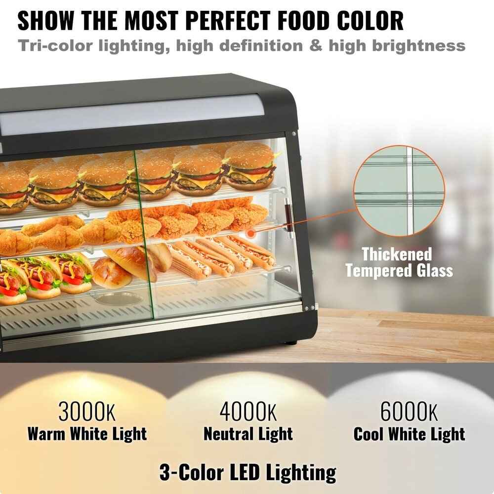 Commercial Food Warmer Display