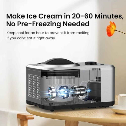 1.6 Quart Fully Automatic Ice Cream Maker