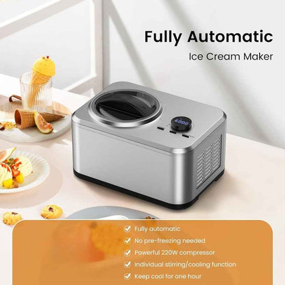 1.6 Quart Fully Automatic Ice Cream Maker