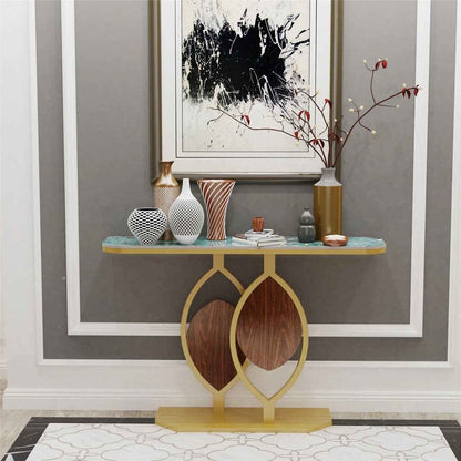 Modern Gold Console Table