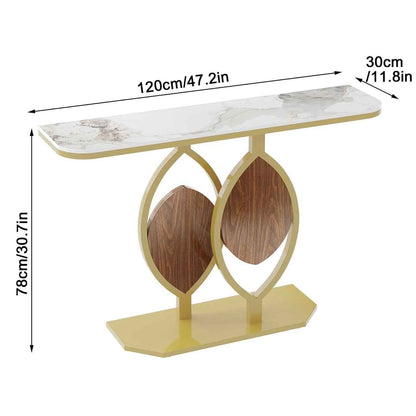 Modern Gold Console Table