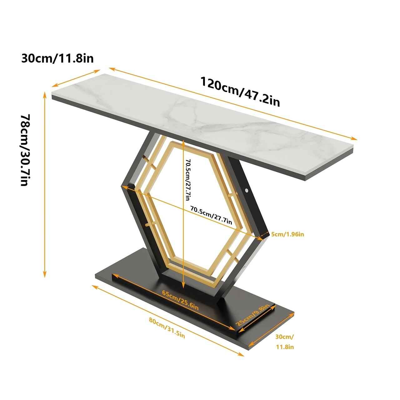 Metal Console Table