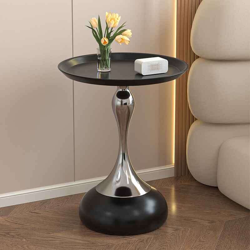 Modern Cream Iron Art Coffee Table