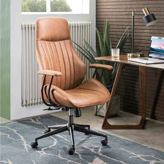 Modern High Back Office Chair with Lumbar Support