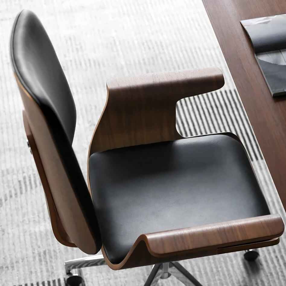 Nordic Solid Wood Office Chair