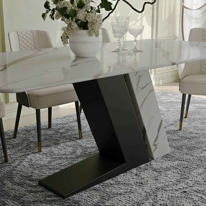 Modern Luxury White Dining Table