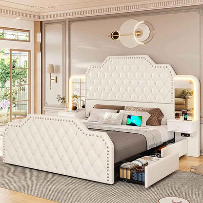 Queen and Full Size Platform Bed Frame