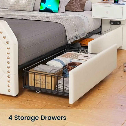 Queen and Full Size Platform Bed Frame