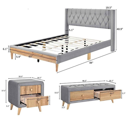 4-Piece Queen Size Bedroom Set