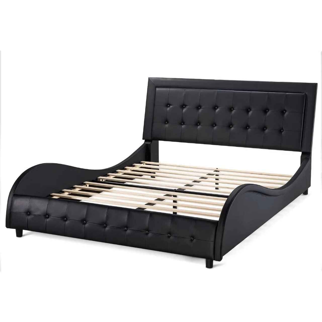 Adjustable Headboard Platform Bed