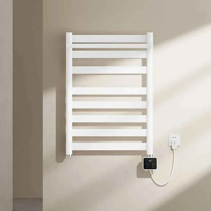 Smart Home Towel Rack with LED Touch Control and Heating