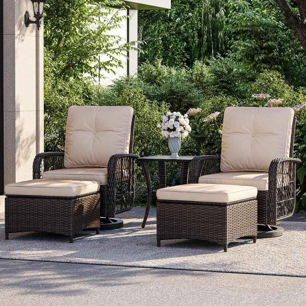 5 Piece Outdoor Patio Furniture Set