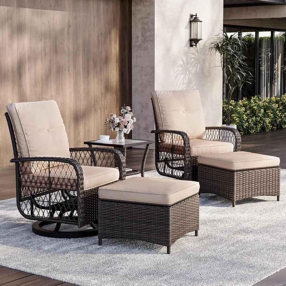 5 Piece Outdoor Patio Furniture Set