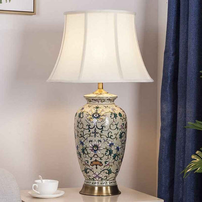 Elegant Bedside Ceramic Table Lamp for Home