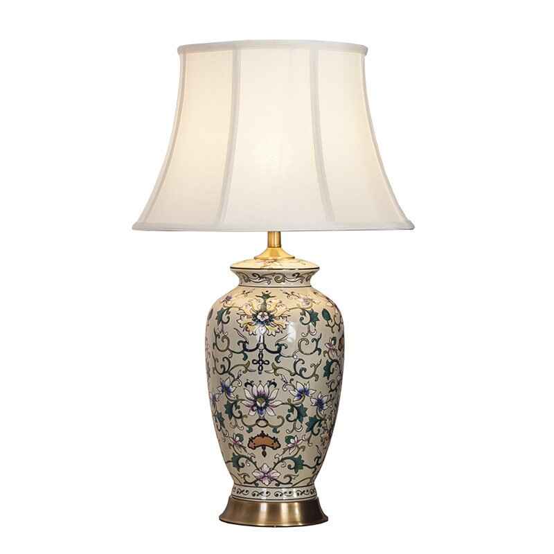 Elegant Bedside Ceramic Table Lamp for Home