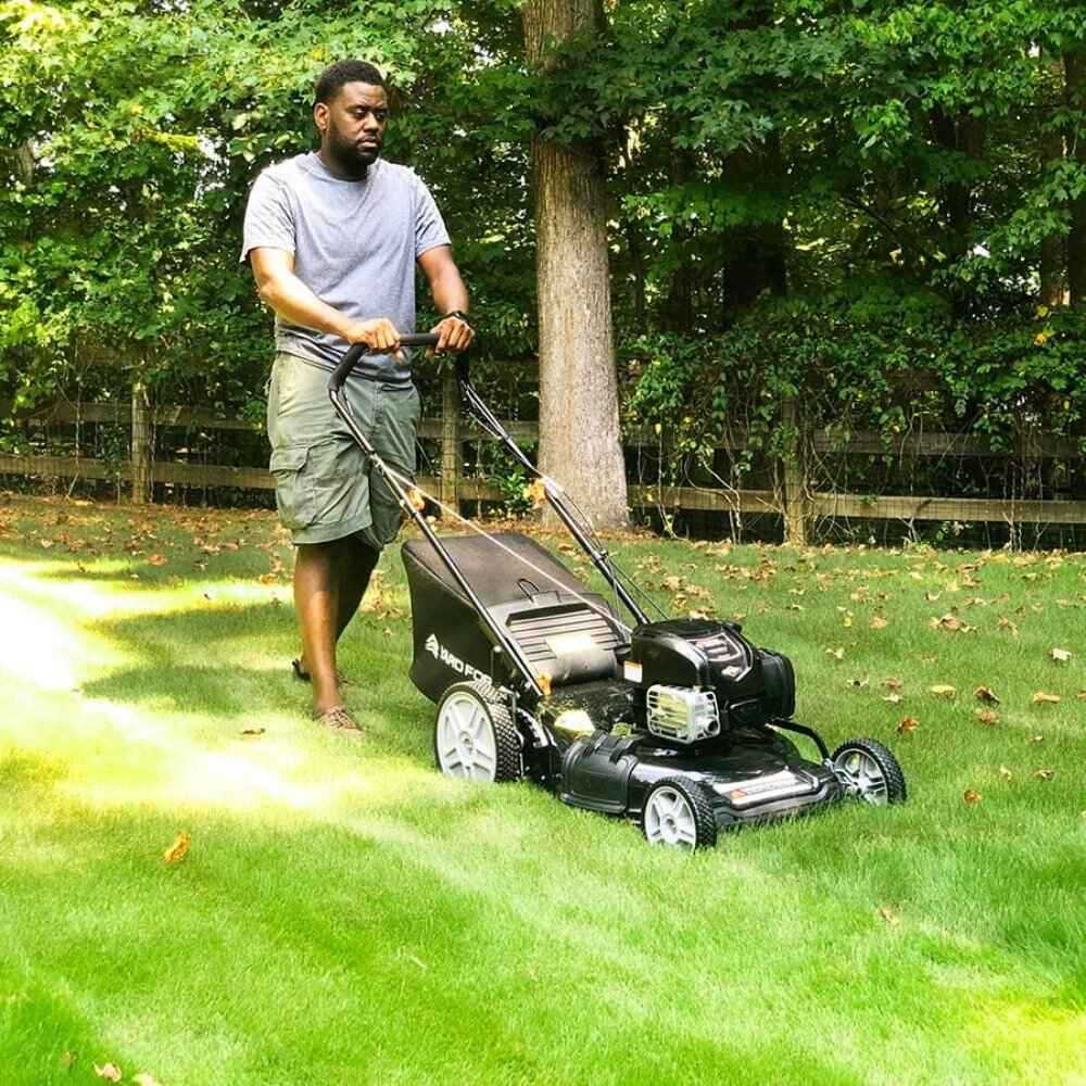 Self-Propelled Gas Lawn Mower with 22-Inch Steel Deck Quality